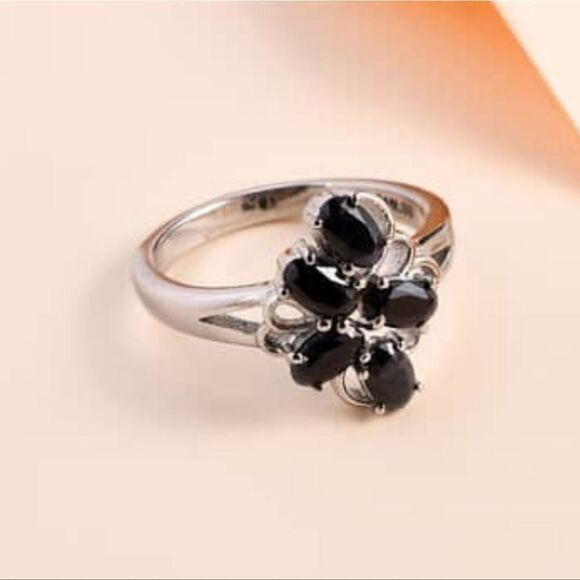 Midnight Sapphire Ring Size 5 - Picture 15 of 16